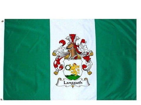 Langguth family crest coat of arms flag