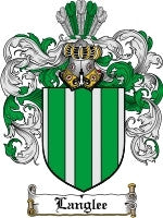 Langlee coat of arms family crest download