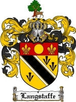 Langstaffe coat of arms family crest download