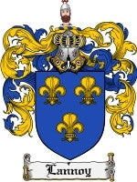 Lannoy coat of arms family crest download