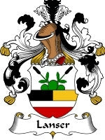 Lanser coat of arms family crest download