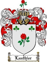 Lanthier coat of arms family crest download