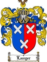 Lanyer coat of arms family crest download