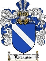 Laramee coat of arms family crest download