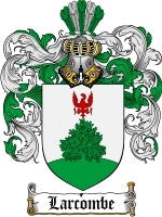 Larcombe coat of arms family crest download