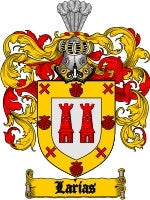 Larias coat of arms family crest download