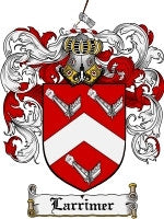 Larrimer coat of arms family crest download