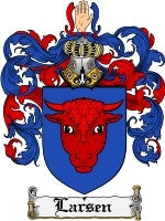 Larsen coat of arms family crest download