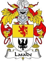 Lasalde coat of arms family crest download