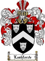 Lashforde coat of arms family crest download