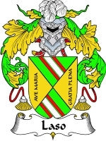 Laso coat of arms family crest download