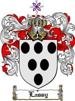 Lassy coat of arms family crest download