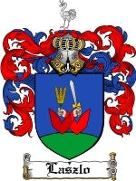 Laszlo coat of arms family crest download