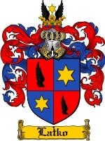 Latko coat of arms family crest download