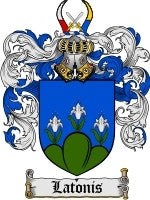 Latonis coat of arms family crest download