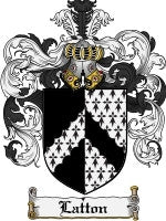 Latton coat of arms family crest download