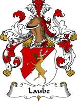 Laube coat of arms family crest download