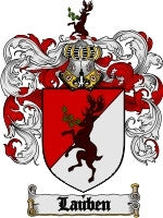 Lauben coat of arms family crest download