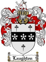 Laughton coat of arms family crest download