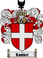 Lautieri coat of arms family crest download