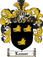 Lauver coat of arms family crest download