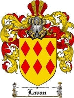 Lavan coat of arms family crest download
