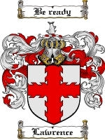 Lawrance coat of arms family crest download