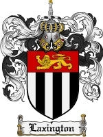Laxington coat of arms family crest download