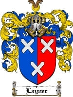 Layner coat of arms family crest download