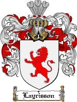 Layrisson coat of arms family crest download