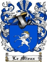 Le'Mieux coat of arms family crest download