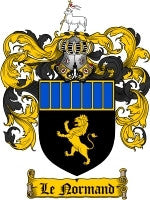 Le'Normand coat of arms family crest download