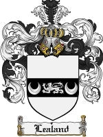 Lealand coat of arms family crest download