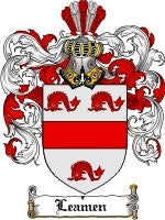 Leamen coat of arms family crest download