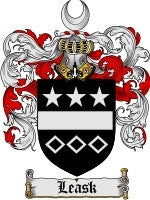 Leask coat of arms family crest download