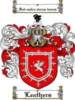 Leathers coat of arms family crest download