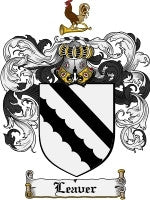 Leaver coat of arms family crest download