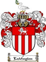 Leddington coat of arms family crest download