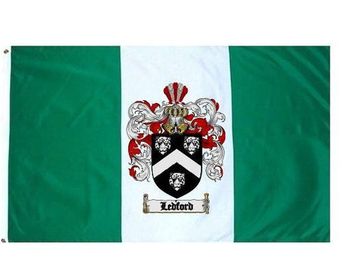 Ledford family crest coat of arms flag