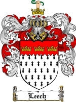 Leech coat of arms family crest download