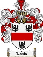 Leeds family crest coat of arms emailed to you within 24 hours – Family ...