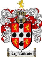 Lefrancois coat of arms family crest download