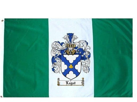 Legat family crest coat of arms flag