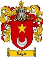 Leger coat of arms family crest download