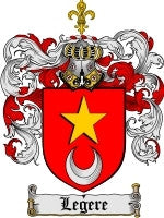 Legere coat of arms family crest download