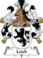 Leick coat of arms family crest download