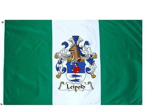 Leipold family crest coat of arms flag
