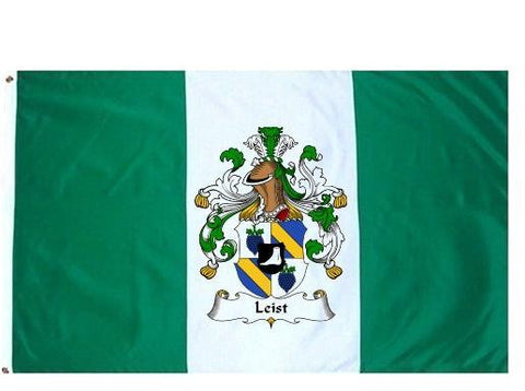 Leist family crest coat of arms flag