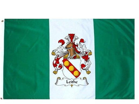 Leithe family crest coat of arms flag