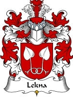 Lekna coat of arms family crest download